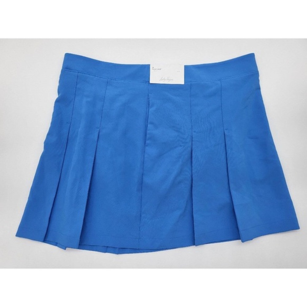 Womens Lady Hagen Off To The Races 17" Pleat Skort‎ Blue Size 14